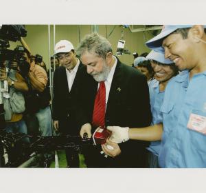 Administrador do Site com Presidente Lula